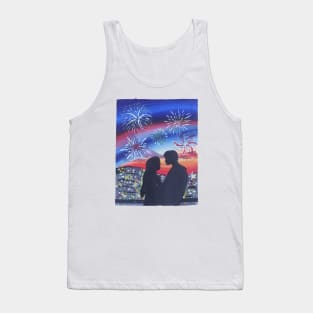 Romantic hand drawn Tank Top